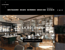 Tablet Screenshot of larotonde-aix.com